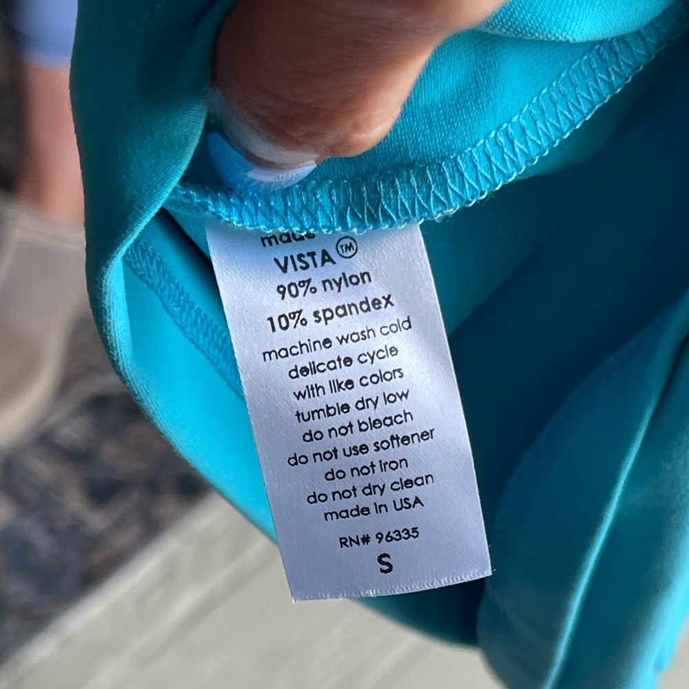 NWT SUSANA MONACO Racerback Dress in Tahitian Blue - Picture 6 of 6